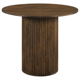Hamlyn 43-inch Round Wood Counter Height Dining Table Walnut | Brown | Walnut | 193938WAL