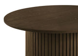 Hamlyn 43-inch Round Wood Counter Height Dining Table Walnut | Brown | Walnut | 193938WAL
