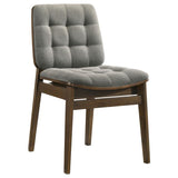 Strouse 5-piece Dining Set Grey and Walnut | Brown | Walnut / Grey | 193940WAL-S5E