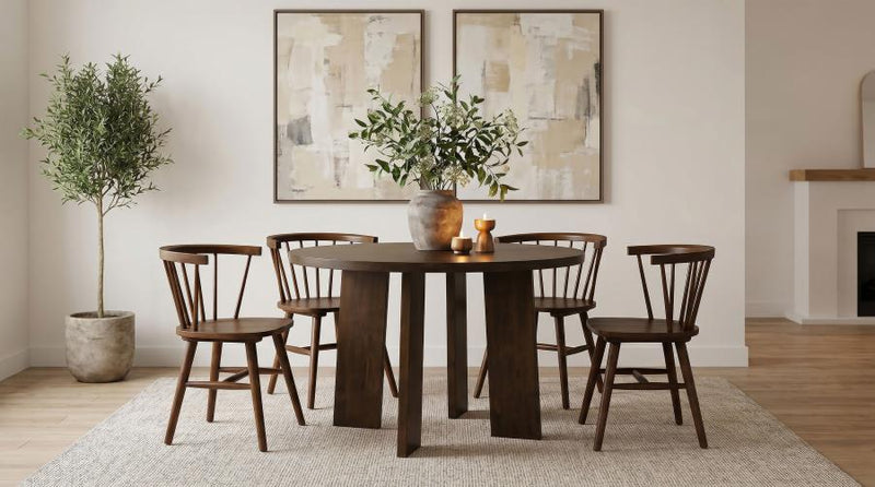 Strouse 5-piece Dining Set Black