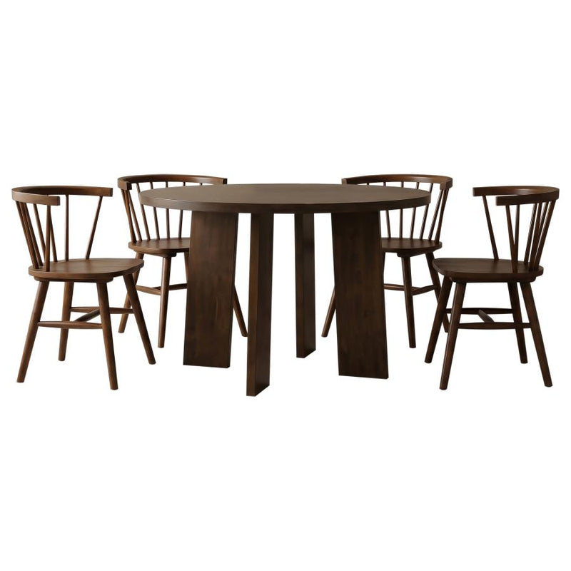 Strouse 5-piece Dining Set Black
