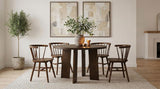 Strouse 47-inch Round Wood Dining Room Table Walnut | King | Brown | Walnut | 193940WAL