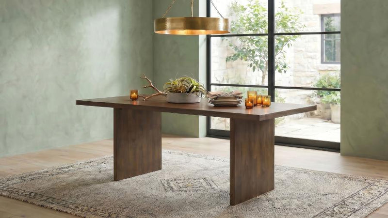 Decker 82-inch Rectangular Wood Dining Table Black