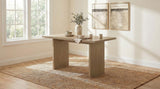 Decker 70-inch Rectangular Wood Counter Height Dining Table Black