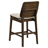 Decker 7-piece 70-inch Counter Height Dining Set Cream and Walnut | Brown | Dark Walnut / Cream | 193958WAL-S7D