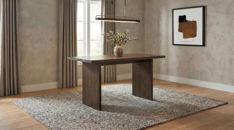Decker 70-inch Rectangular Wood Counter Height Dining Table Black