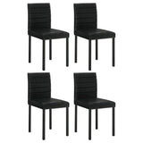 Garza Upholstered Dining Side Chair Black (Set of 4) | Black | 193982