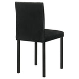 Garza Upholstered Dining Side Chair Black (Set of 4) | Black | 193982