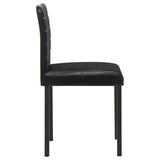 Garza Upholstered Dining Side Chair Black (Set of 4) | Black | 193982