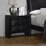 Briana 2-drawer Nightstand Black | Full | Black | 200702