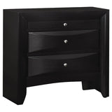 Briana 2-drawer Nightstand Black | Full | Black | 200702