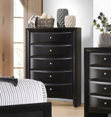 Briana 5-drawer Bedroom Chest Black | Black | 200705