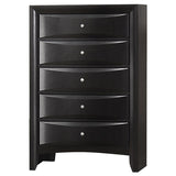 Briana 5-drawer Bedroom Chest Black | Black | 200705