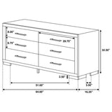 Jessica 4-piece Queen LED Bedroom Set Cappuccino | Gallery | 200711Q-S4 200711KE-S4 200711Q-S5 200711Q-S5P 200711KE-S5 200711KE-S5P 200711Q-S6P 200711KE-S6P