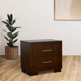 Jessica 2-drawer Nightstand Cappuccino | Brown | Cappuccino | 200712