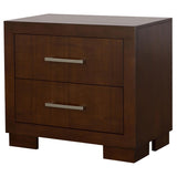Jessica 2-drawer Nightstand Cappuccino | Brown | Cappuccino | 200712