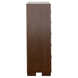 Jessica 5-drawer Bedroom Chest Cappuccino | Brown | Cappuccino | 200715