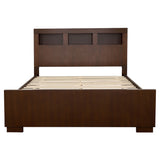 Jessica 4-piece Queen Bedroom Set Cappuccino | Gallery | 200719Q-S4 200719KE-S4 200719KW-S4 200719Q-S5 200719KE-S5 200719KW-S5