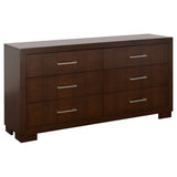 Jessica 4-piece Queen Bedroom Set Cappuccino | Gallery | 200719Q-S4 200719KE-S4 200719KW-S4 200719Q-S5 200719KE-S5 200719KW-S5