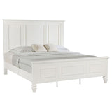 Sandy Beach 63-inch Eastern King Wood Panel Bed Cream White | Eastern King | Ivory | Cream White | 201301KEN