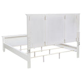 Sandy Beach 63-inch California King Panel Bed Cream White | Ivory | Cream White | 201301KWN