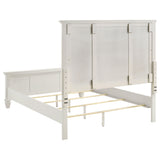 Sandy Beach 4-piece Queen Bedroom Set Cream White | Gallery | 201301Q-S4 201309Q-S4 201301KEN-S4 201309KE-S4 201301KWN-S4 201301Q-S5 201309Q-S5 201301KEN-S5 201309KE-S5 201301KWN-S5