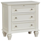 Sandy Beach 4-piece Queen Bedroom Set Cream White | Gallery | 201301Q-S4 201309Q-S4 201301KEN-S4 201309KE-S4 201301KWN-S4 201301Q-S5 201309Q-S5 201301KEN-S5 201309KE-S5 201301KWN-S5