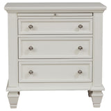 Sandy Beach 4-piece Queen Bedroom Set Cream White | Gallery | 201301Q-S4 201309Q-S4 201301KEN-S4 201309KE-S4 201301KWN-S4 201301Q-S5 201309Q-S5 201301KEN-S5 201309KE-S5 201301KWN-S5