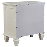 Sandy Beach 4-piece Queen Bedroom Set Cream White | Gallery | 201301Q-S4 201309Q-S4 201301KEN-S4 201309KE-S4 201301KWN-S4 201301Q-S5 201309Q-S5 201301KEN-S5 201309KE-S5 201301KWN-S5
