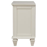 Sandy Beach 3-drawer Nightstand Cream White | Full | Ivory | Cream White | 201302