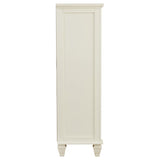 Sandy Beach 5-drawer Bedroom Chest Cream White | Full | Ivory | Cream White | 201305