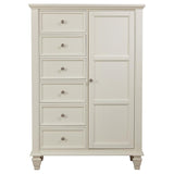 Sandy Beach 8-drawer Door Chest Cream White | Ivory | Cream White | 201308