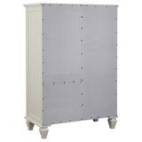 Sandy Beach 8-drawer Door Chest Cream White | Ivory | Cream White | 201308