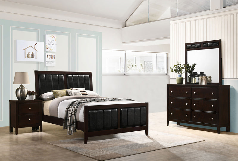Carlton 4-piece Twin Bedroom Set Cappuccino