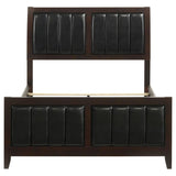 Carlton Wood Full Panel Bed Cappuccino | Brown | Cappuccino | 202091F