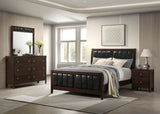 Carlton 4-piece Twin Bedroom Set Cappuccino | California King / 4-piece | 202091KW-S4