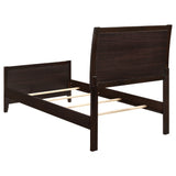 Carlton 4-piece Twin Bedroom Set Cappuccino | Gallery | 202091T-S4 202091F-S4 202091Q-S4 202091KE-S4 202091KW-S4 202091T-S5 202091F-S5 202091Q-S5 202091KE-S5 202091KW-S5