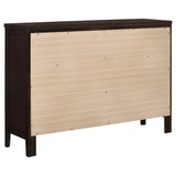 Carlton 4-piece Twin Bedroom Set Cappuccino | Gallery | 202091T-S4 202091F-S4 202091Q-S4 202091KE-S4 202091KW-S4 202091T-S5 202091F-S5 202091Q-S5 202091KE-S5 202091KW-S5