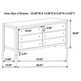 Carlton 4-piece Twin Bedroom Set Cappuccino | Gallery | 202091T-S4 202091F-S4 202091Q-S4 202091KE-S4 202091KW-S4 202091T-S5 202091F-S5 202091Q-S5 202091KE-S5 202091KW-S5