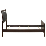 Carlton Wood Twin Panel Bed Cappuccino | Twin | Brown | Cappuccino | 202091T
