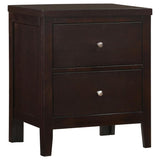 Carlton 2-drawer Nightstand Cappuccino | King | Brown | Cappuccino | 202092