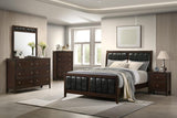 Carlton 2-drawer Nightstand Cappuccino | King | Brown | Cappuccino | 202092