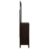 Carlton 6-drawer Dresser with Mirror Cappuccino | Brown | Cappuccino | 202093M