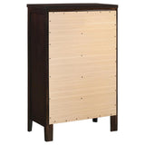 Carlton 5-drawer Bedroom Chest Cappuccino | Brown | Cappuccino | 202095