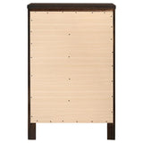 Carlton 5-drawer Bedroom Chest Cappuccino | Brown | Cappuccino | 202095