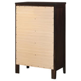 Carlton 5-drawer Bedroom Chest Cappuccino | Brown | Cappuccino | 202095