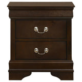 Louis Philippe 2-drawer Nightstand Cappuccino | Brown | Cappuccino | 202412