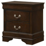 Louis Philippe 2-drawer Nightstand Cappuccino | Brown | Cappuccino | 202412