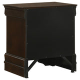 Louis Philippe 2-drawer Nightstand Cappuccino | Brown | Cappuccino | 202412