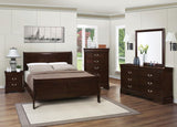 Louis Philippe 2-drawer Nightstand Cappuccino | Brown | Cappuccino | 202412